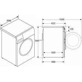 Стиральная машина BOSCH WGG244Z4BY
