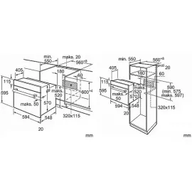 Духовой шкаф BOSCH HBF153BB0