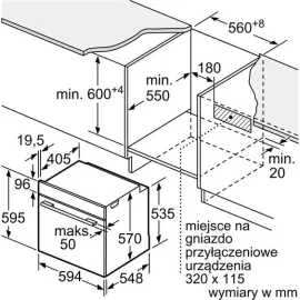 Духовой шкаф BOSCH HBG571EB4