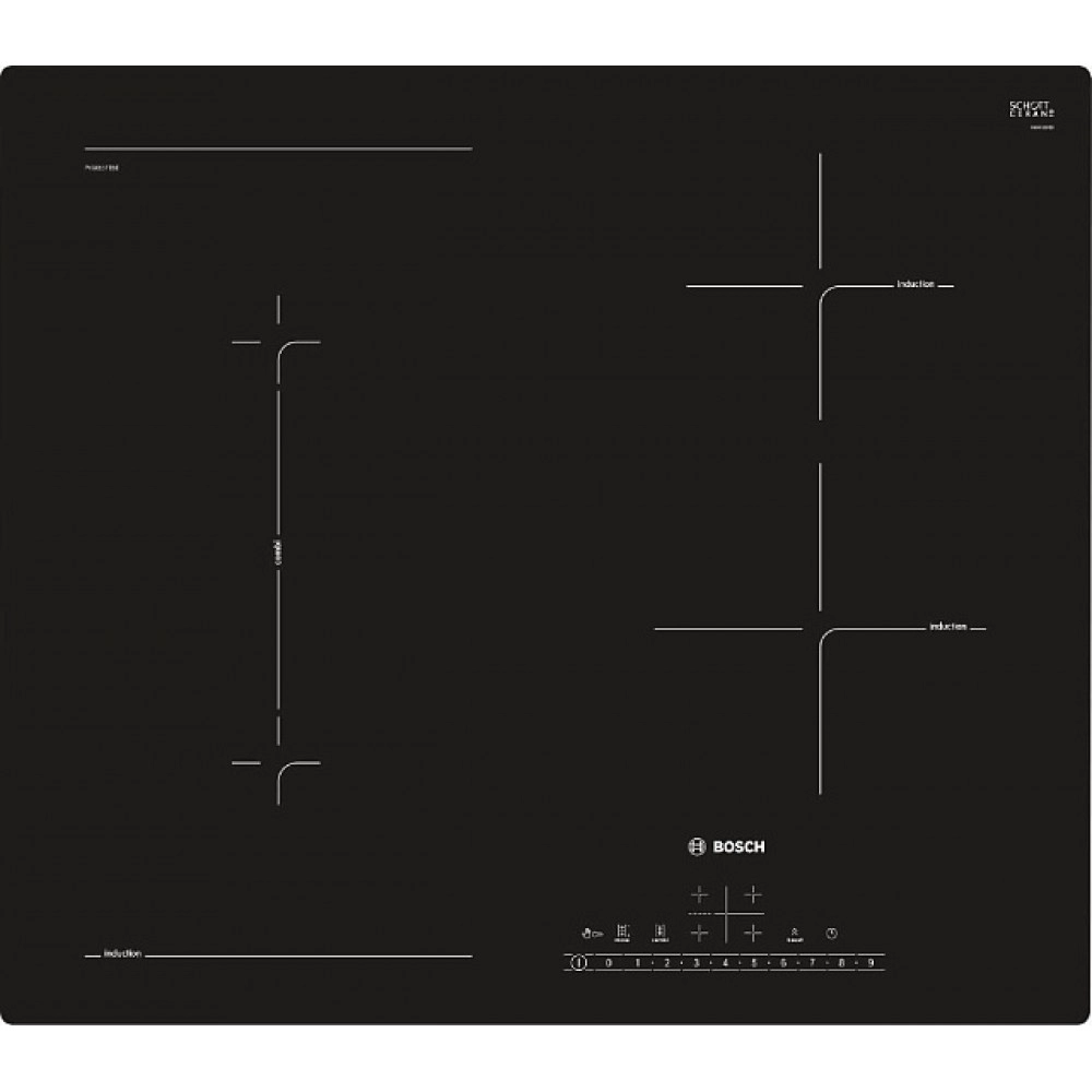 Варочная поверхность Bosch PVS 611 FB1E черный