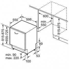Посудомоечная машина BOSCH SMV4HTX24E