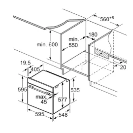 Духовой шкаф Bosch HBG 675BB1 черный