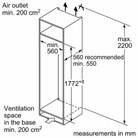 Холодильник BOSCH KIL82VFE0