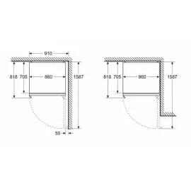 Холодильник BOSCH KGP86AXB0N