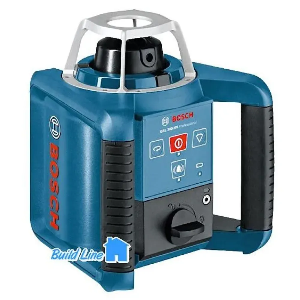 Ротационный лазерный нивелир с приемником, пультом ду и настенным держателем wm4 BOSCH grl 300 hv set