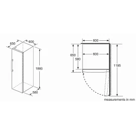 Морозильная камера BOSCH GSN36VL30U