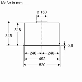 Вытяжка BOSCH DLN56AC50