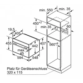 Духовой шкаф Bosch CSG 656BS2 нержавеющая сталь