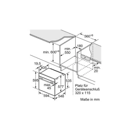 Электрический духовой шкаф BOSCH HMG 636 RS1