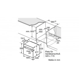 Электрический духовой шкаф BOSCH HMG 636 RS1