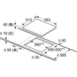 Электрическая варочная поверхность BOSCH PKE645BB2E