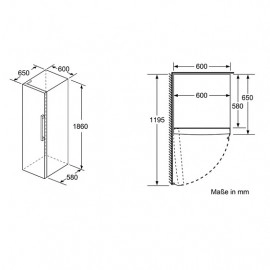 Холодильник BOSCH KSV36VBEP