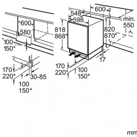 Холодильник BOSCH KUL15ADF0 Холодильник BOSCH KUL15ADF0