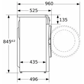 Стиральная машина BOSCH WLW24M4HOE Serie 8