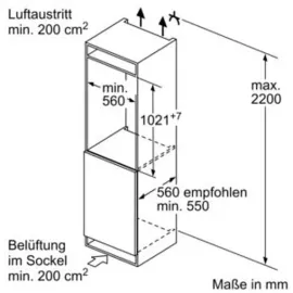 Холодильник BOSCH KIR31VFE0