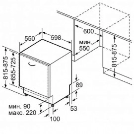 Посудомоечная машина BOSCH SMV4EVX10E