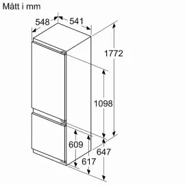 Холодильник BOSCH KIV87SFE0