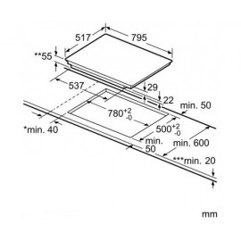 Варочная поверхность Bosch PIV 845 FB1E черный