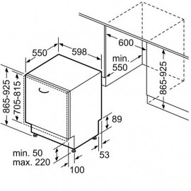 Посудомоечная машина BOSCH SBH4HVX31E