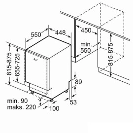 Посудомоечная машина BOSCH SPV4EMX25E