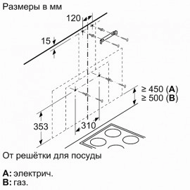 Вытяжка BOSCH DWF97AK60R