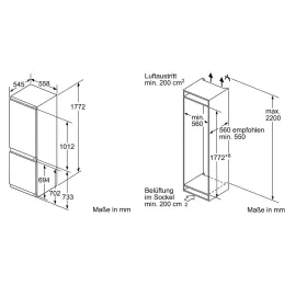 Холодильник BOSCH KIF86PFE0