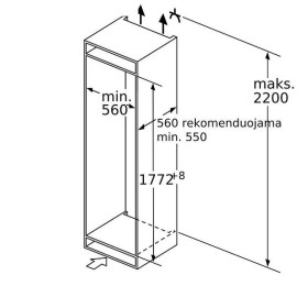 Холодильник BOSCH KIR81ADE0 Холодильник BOSCH KIR81ADE0