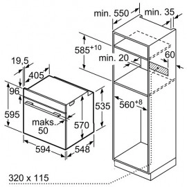 Духовой шкаф BOSCH HBG517CS1S