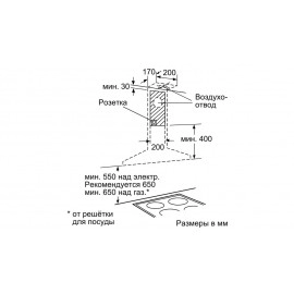 Вытяжка BOSCH DWW063462