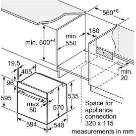 Духовой шкаф BOSCH HRG232EB3