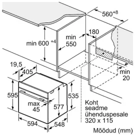 Духовой шкаф BOSCH HSG938EM1