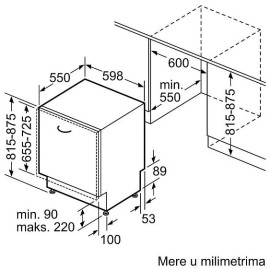 Посудомоечная машина BOSCH SMV6ECX57E