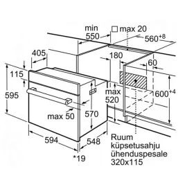 Духовой шкаф BOSCH HBF113BV1S