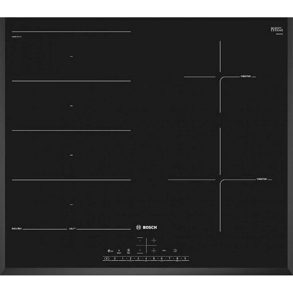 Варочная поверхность Bosch PXE 651 FC1E черный