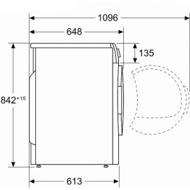 Сушильная машина BOSCH WQG14500BY