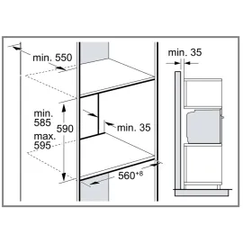 Духовой шкаф BOSCH HBG7542B1