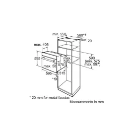 Электрический духовой шкаф BOSCH HBA63B228F
