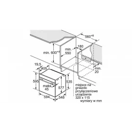 Электрический духовой шкаф BOSCH hng 6764 s1