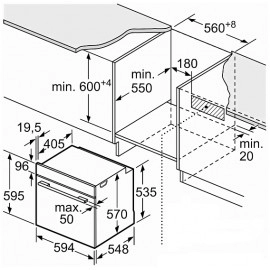 Духовой шкаф BOSCH HRG5785S6