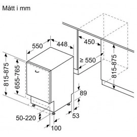 Посудомоечная машина BOSCH SPH4HMX31E