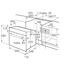 Духовой шкаф BOSCH HBF134ES1