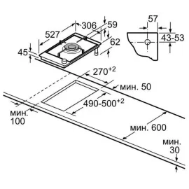 Варочная поверхность BOSCH PRA3A6D70