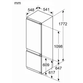 Холодильник BOSCH KIV87VFE0