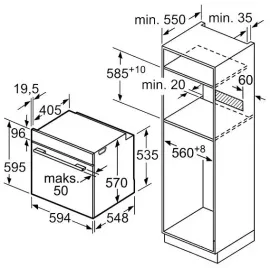 Духовой шкаф BOSCH HBA534ES0