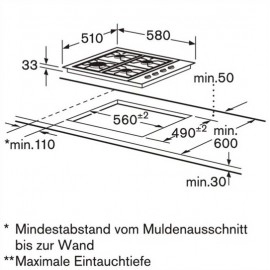 Поверхность BOSCH ngu 4151 de