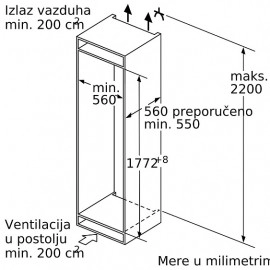 Холодильник BOSCH KIL82AFF0 Холодильник BOSCH KIL82AFF0