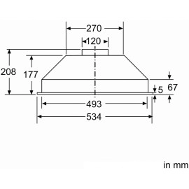Вытяжка BOSCH DLN53AA70 serie 2